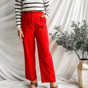 FRNCH Red Pelly Pant NWT